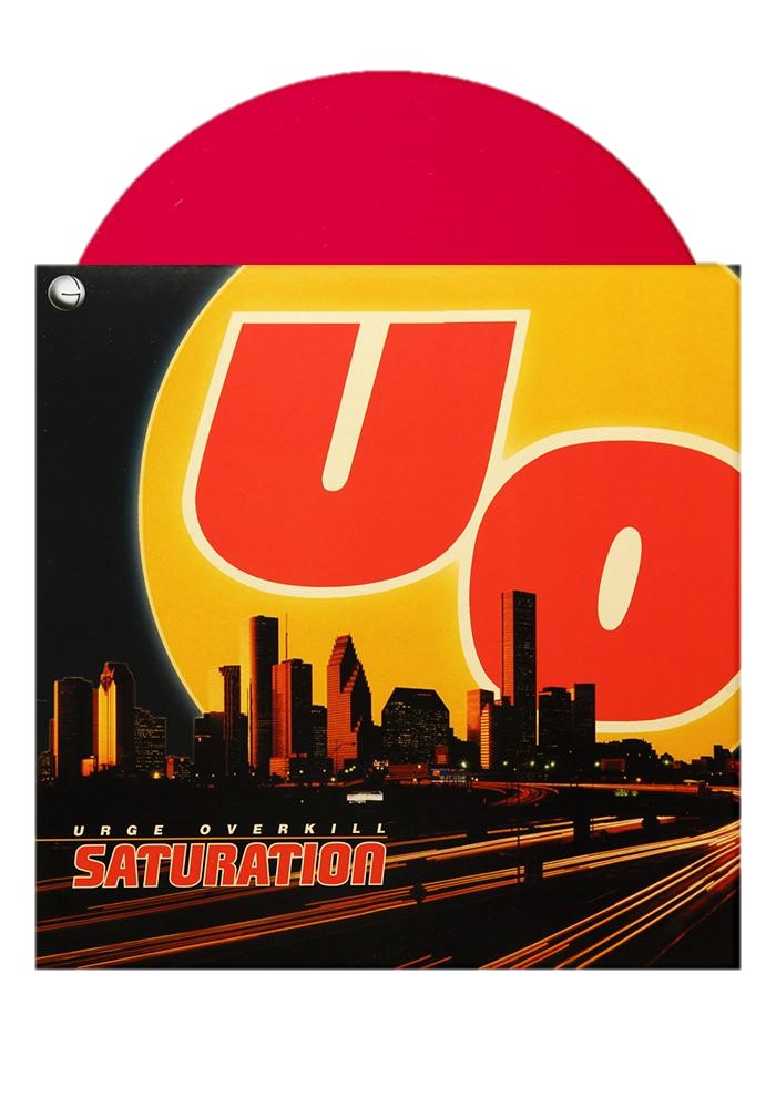 Urge Overkill - Saturation Exclusive Limited Edition Opaque Red Vinyl [LP_Record]