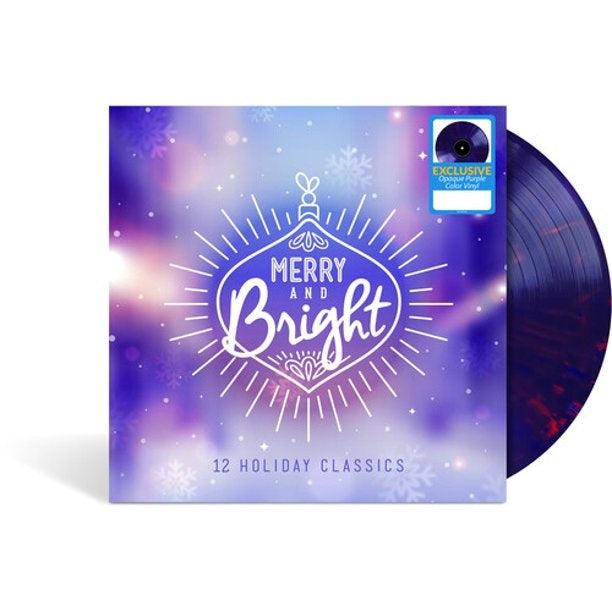 Various Artists - Merry & Bright Exclusive Limited Edition Opaque Purple Vinyl LP_Record