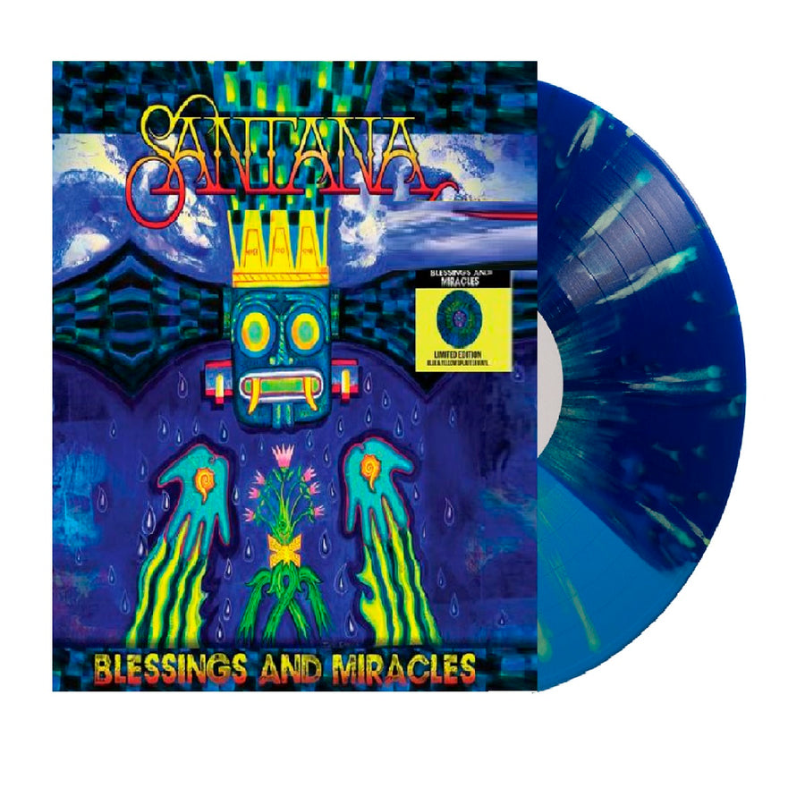 Blessings And Miracles (Santana) - Exclusive Limited Blue & Yellow Splatter Vinyl 2LP Record