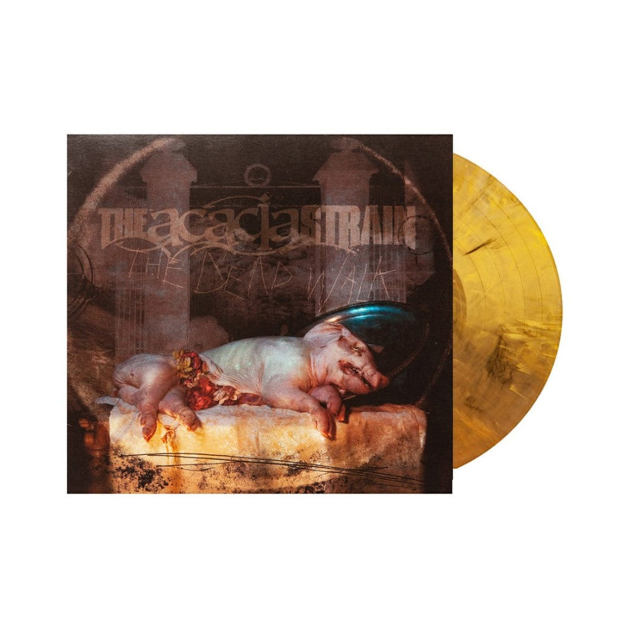 The Acacia Strain - The Dead Walk Exclusive Gold/Black Swirl Colored Vinyl LP Record