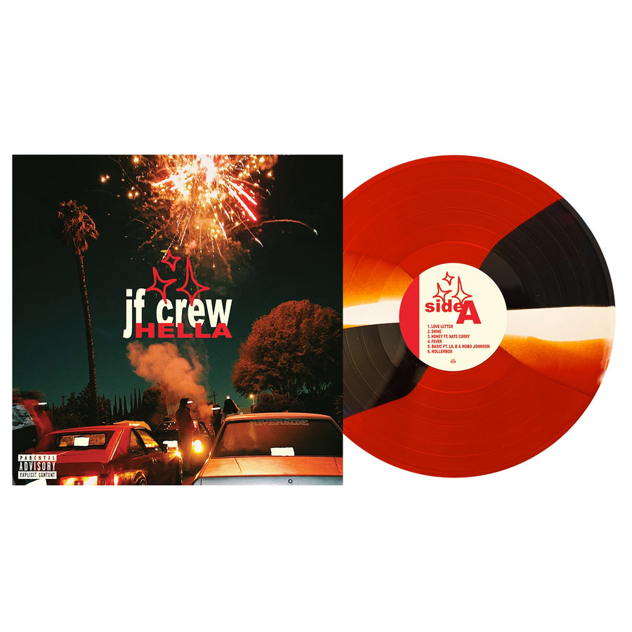 Just Friends - Hella Blood Exclusive Red & Black & Bone Twist LP Vinyl VG/NM