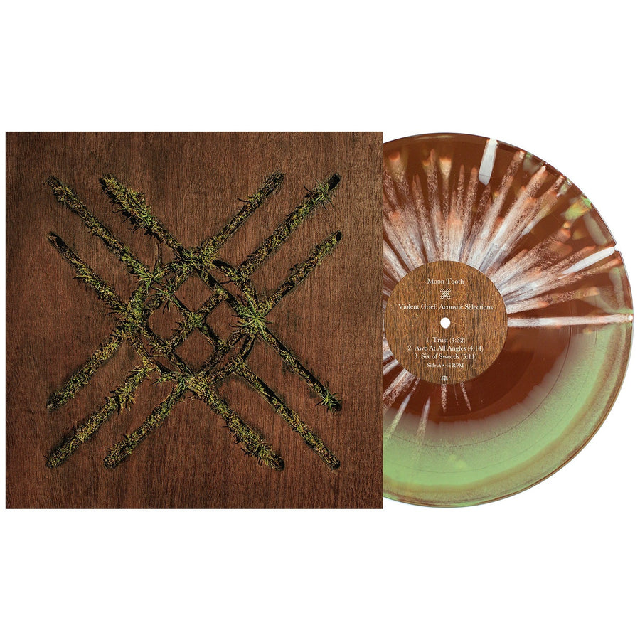 Moon Tooth - Violent Grief Exclusive Brown and Olive Splatter Vinyl LP Record