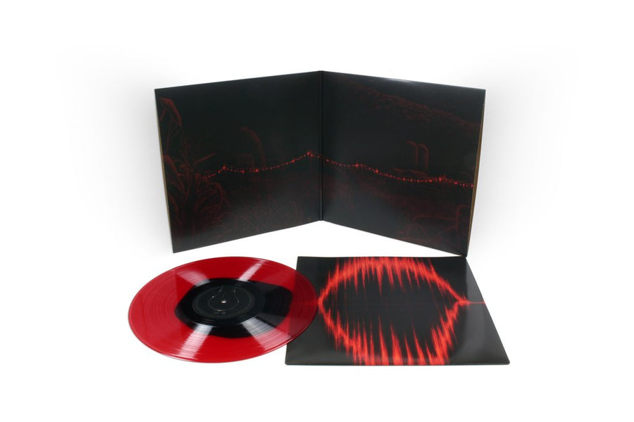 Marco Beltrami ‎- A Quiet Place OST Limited Edition Red With Black Color In Color Vinyl LP_Record