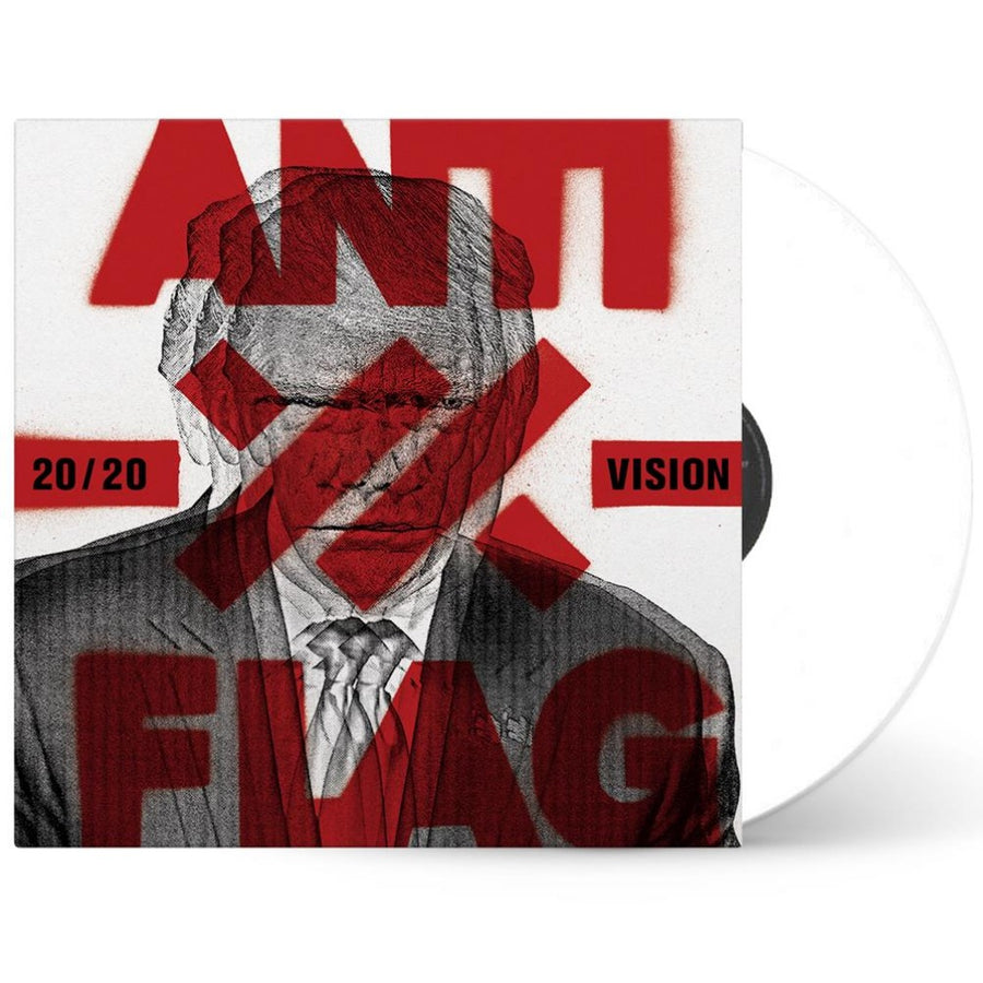 20/20 Vision Signed exclusive White Color Vinyl LP Limited Edition #100 Autographed by Band Anti-Flag