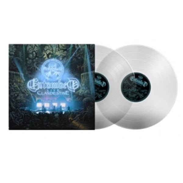 Entombed - Clandestine Live Exclusive Limited Clear 2x LP Vinyl With Poster #300