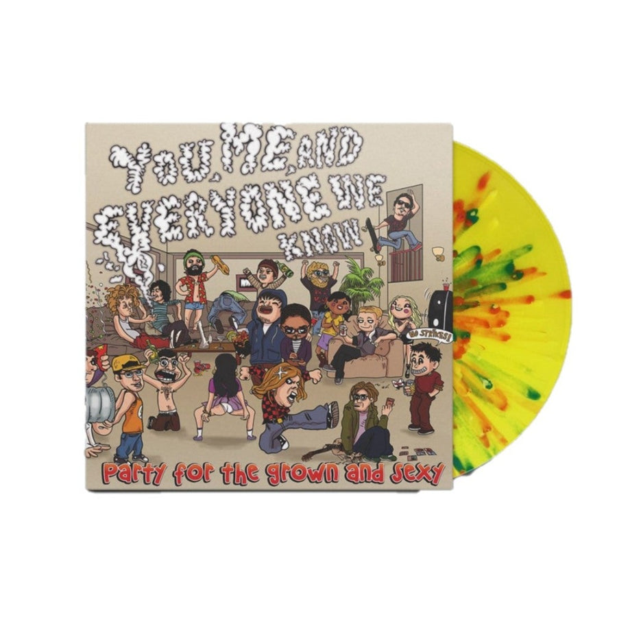 You Me & Everyone We Know - Party For The Grown & Sexy Exclusive Clear Yellow With Confetti Vinyl LP Limited Edition #300 Copies