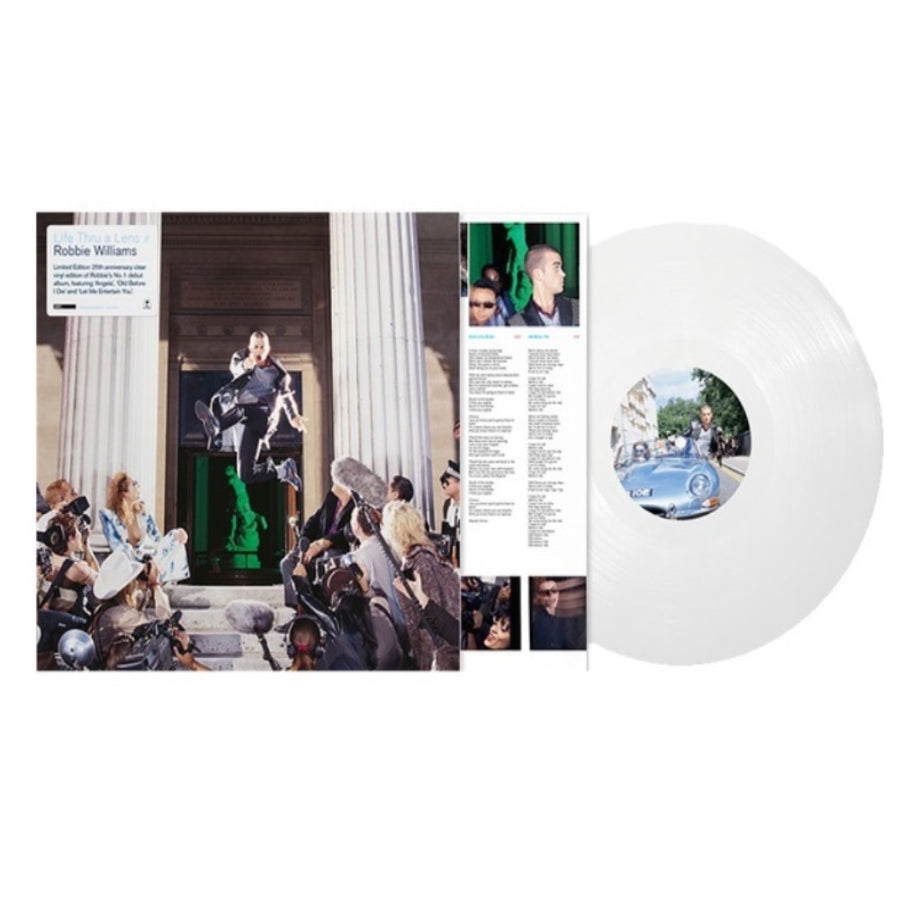 Robbie Williams -  Life Thru A Lens 25th Anniversary Exclusive Limited Edition Clear Vinyl Record