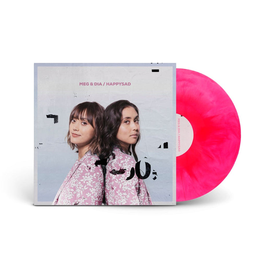 Meg & Dia ‎- Happysad Limited Edition Pink Vinyl LP Record