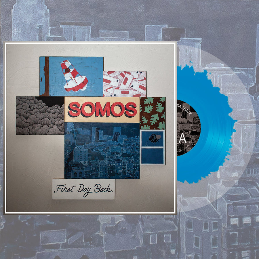 Somos - First Day Back Exclusive Limited Edition Clear/ Blue Color Vinyl LP