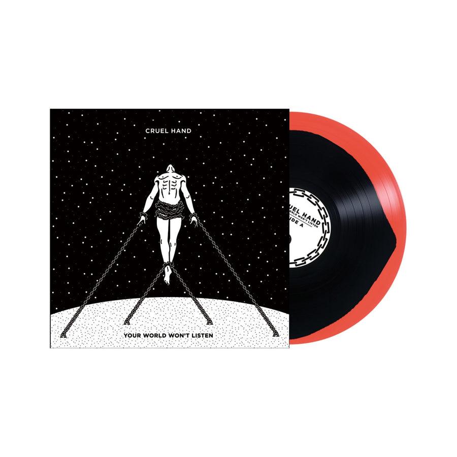 Cruel Hand - Your World Won't Listen Exclusive Limited Black/Transparent Red Color Vinyl LP