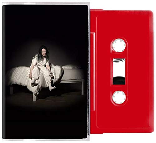 Billie Eilish When We All Fall Asleep Exclusive UV Light Red Cassette