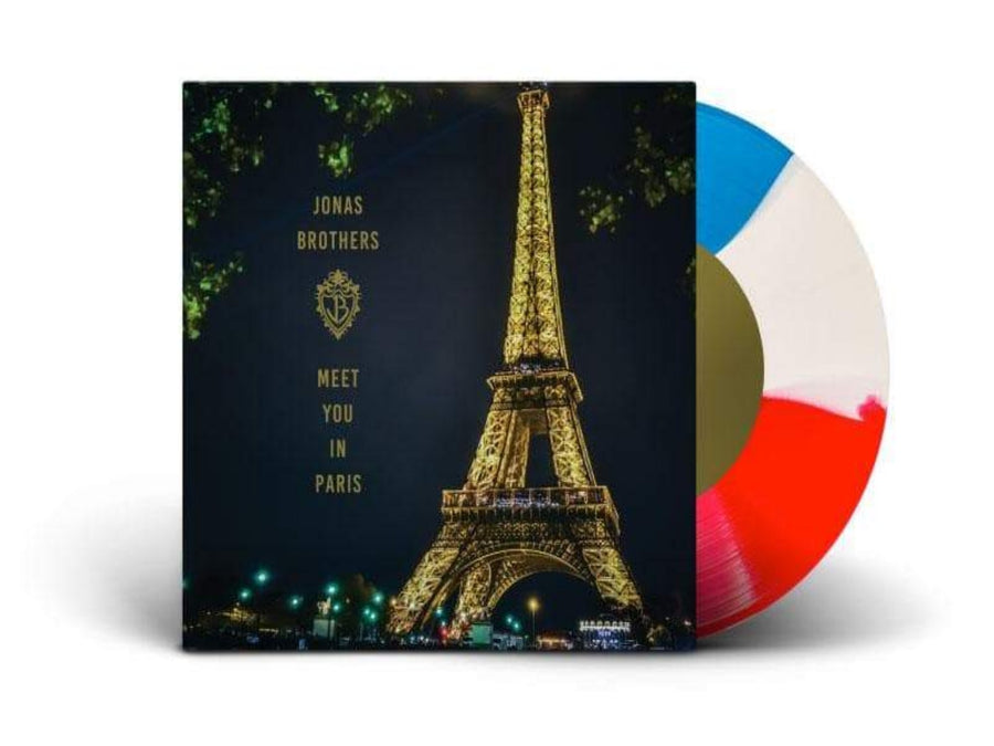 Meet You In Paris Exclusive Jonas Brothers Vinyl Club Deluxe Edition Blue White Red Colored 7