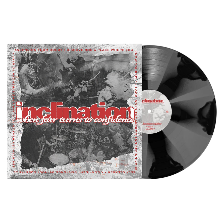 Inclination - When Fear Turns To Confidence Exclusive Black And Silver Pinwheel Vinyl LP Record