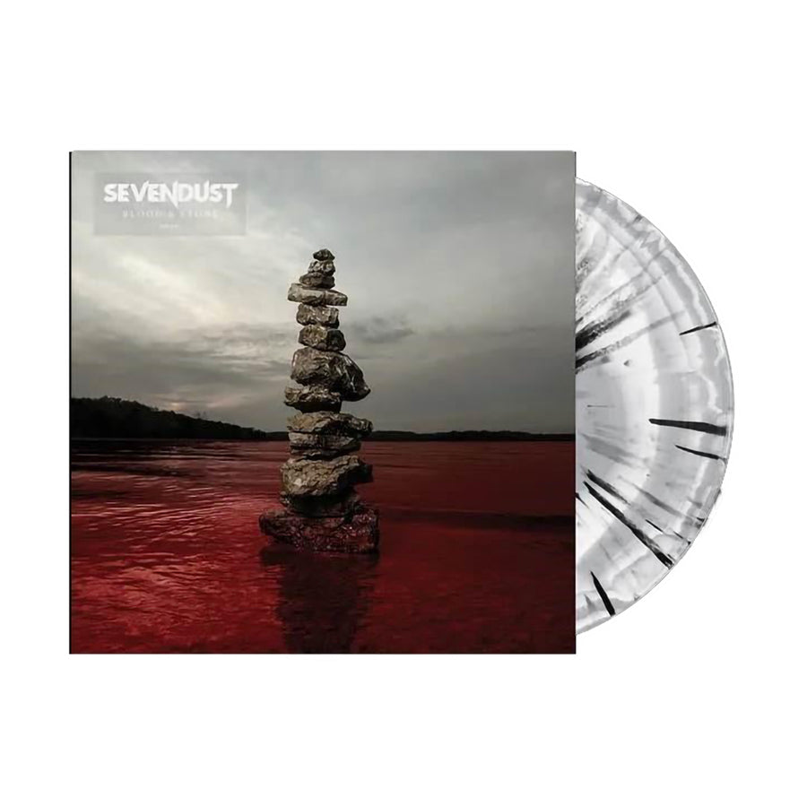 Sevendust - Blood & Stone Australian Exclusive Silver White Black Vinyl LP