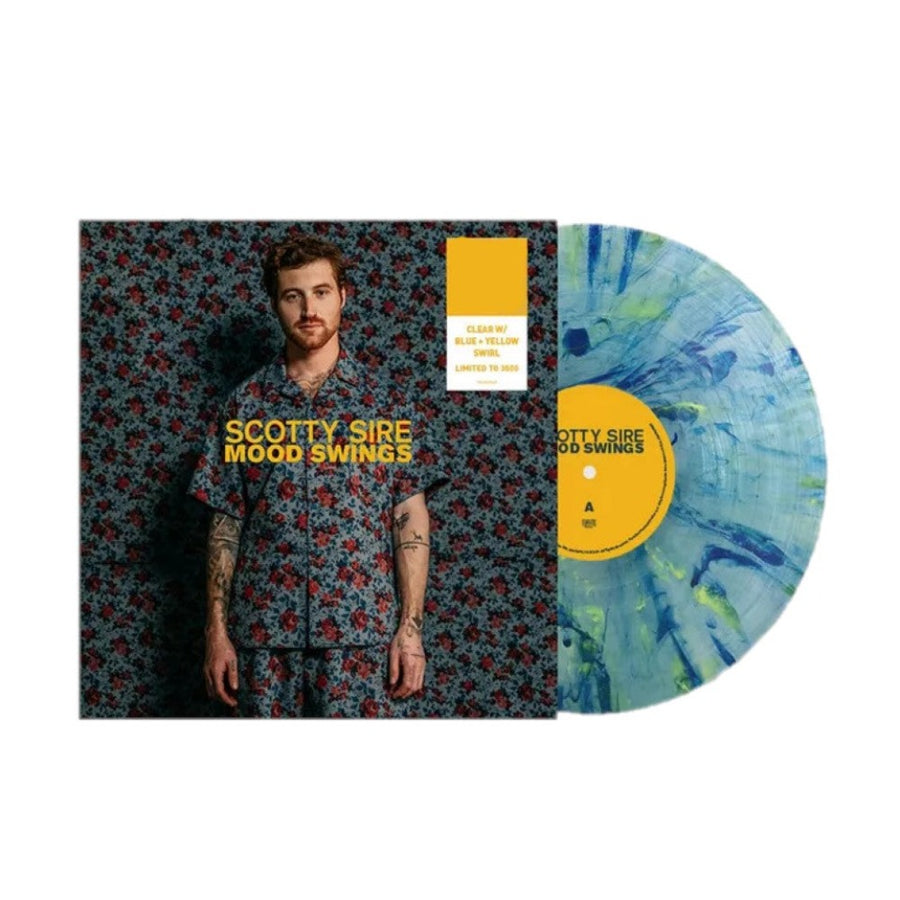 Scotty Sire - Mood Swings Exclusive Clear With Blue/Yellow Swirl Vinyl LP Limited Edition