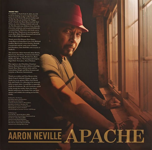 Aaron Neville - Apache Exclusive Vinyl LP Special Edition [Condition VG+NM]