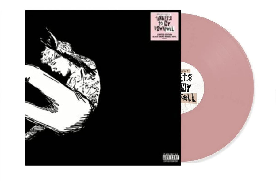 Machine Gun Kelly - Tickets To My Downfall Exclusive Limited Edition Pink Colored LP Vinyl Record with Alternate Cover