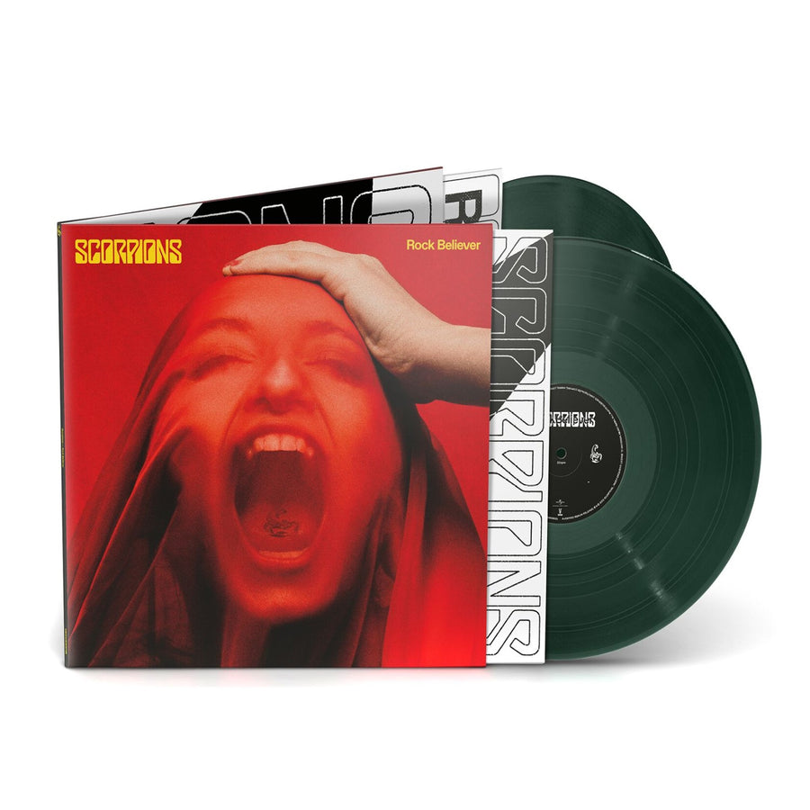 Scorpions - Rock Believer Exclusive Limited Edition Green Vinyl 2x LP Record