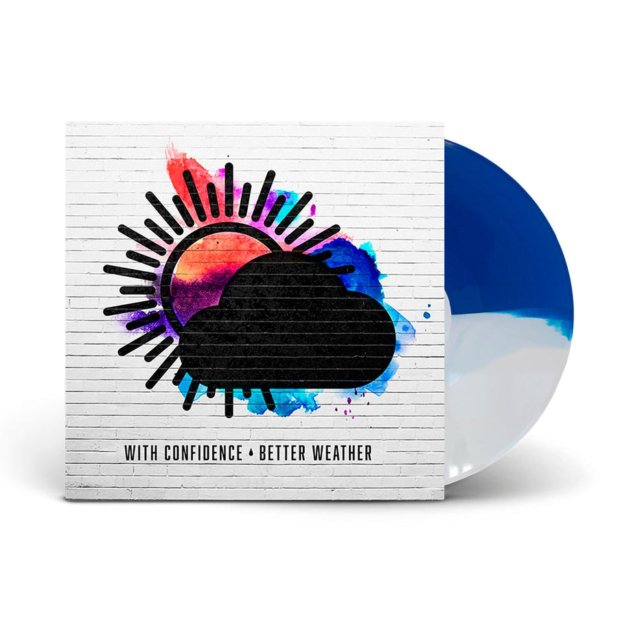 With Confidence - Better Weather Exclusive Limited Half White/Transparent Blue Color Vinyl LP