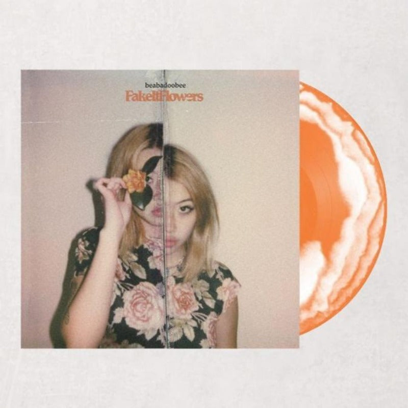 Beabadoobee - Fake It Flowers Exclusive Limited Edition White Swirled Orange Vinyl Lp
