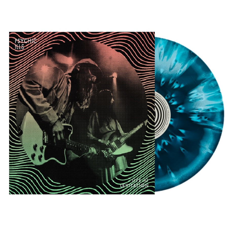 Psychic Ills - Live at Levitation Exclusive Limited Edition Midnight Moon Blue Swirl & Splatter Vinyl
