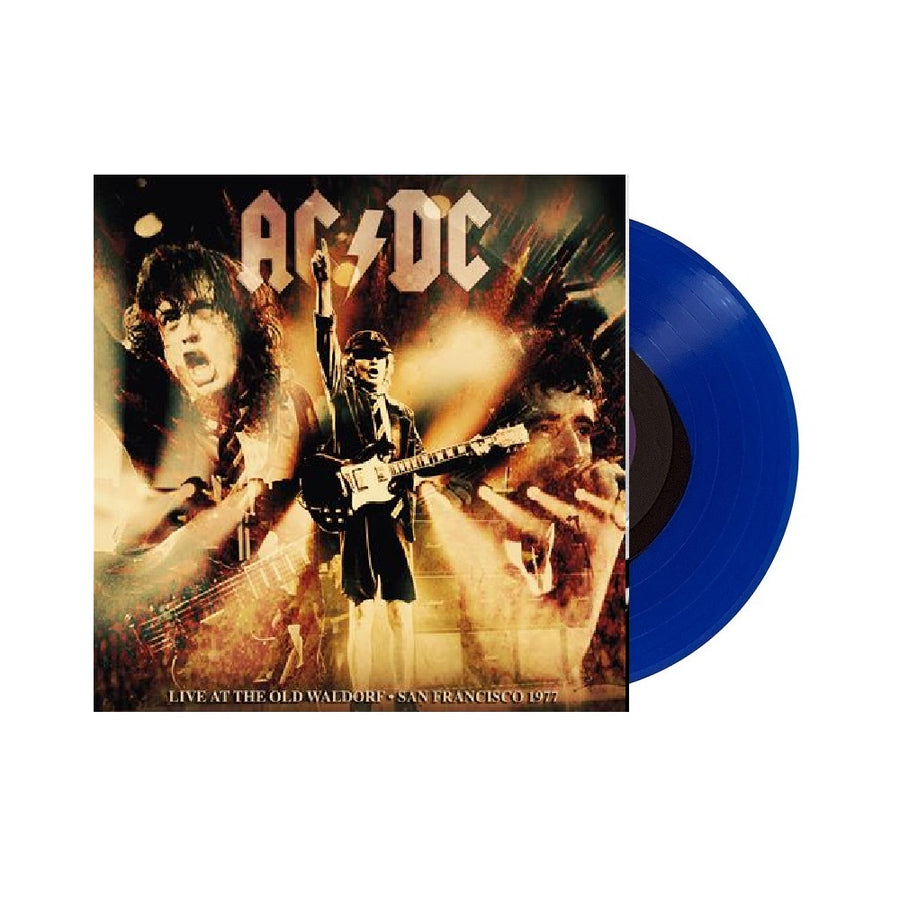AC/DC - Live From Hobart City Hall January 7 1977 Exclusive Limited Edition Blue Vinyl LP Record