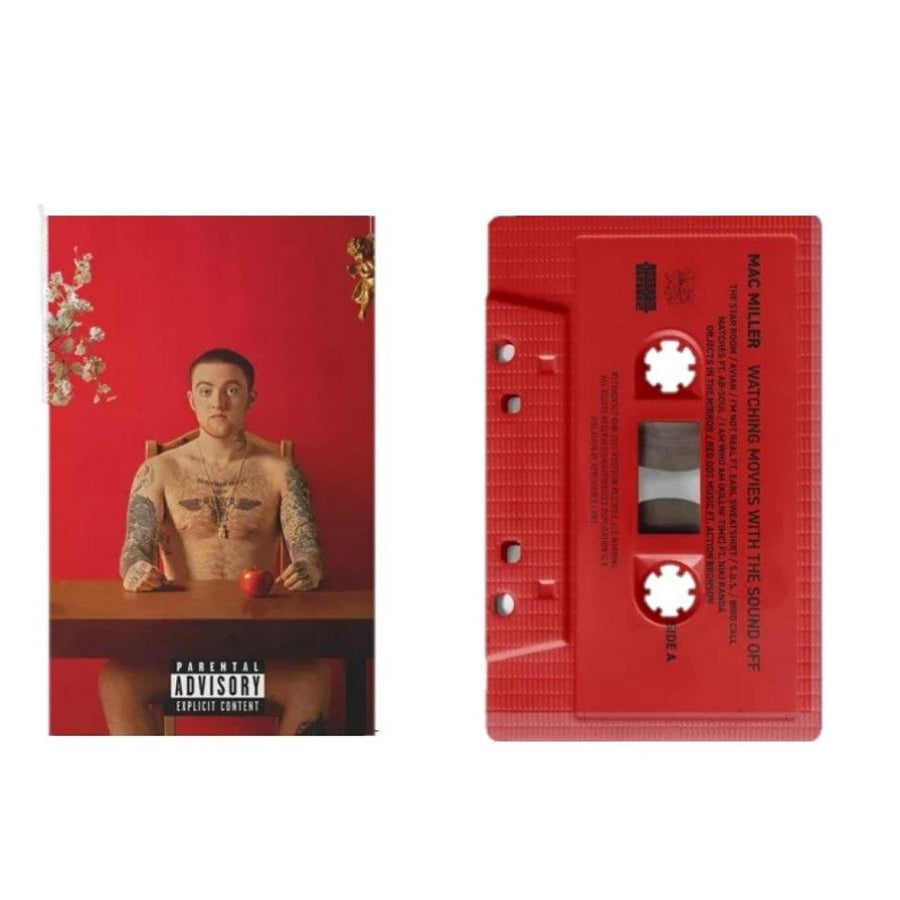 Mac Miller - Watching Movies with the Sound Off Exclusive Limited Red Cassette Tape