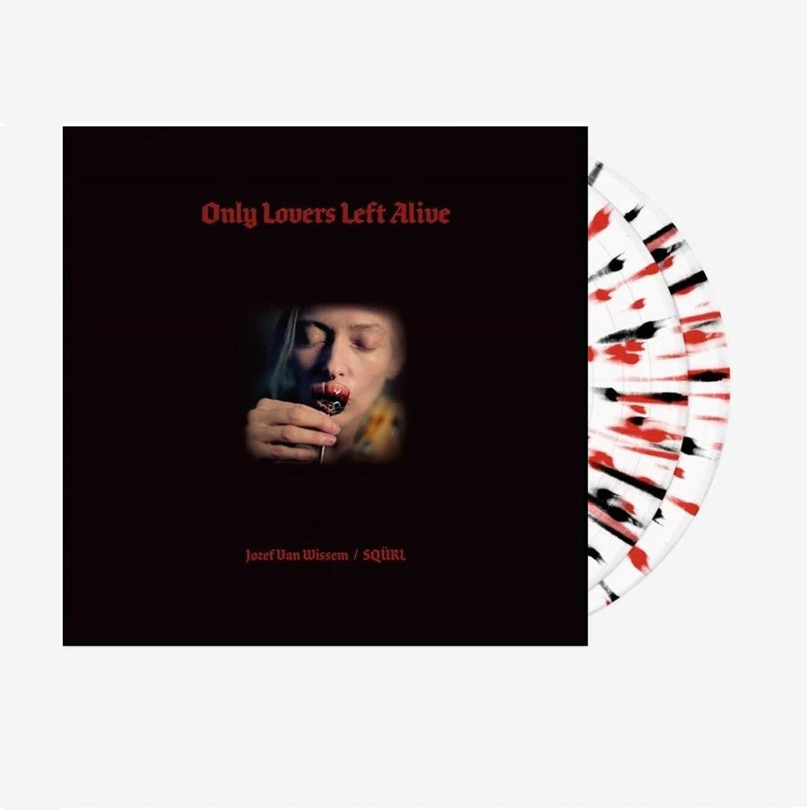 Squrl & Jozef Wissem - Soundtrack Only Lovers Left Alive Limited Edition White With  Red & Black Splatter Vinyl 2LP