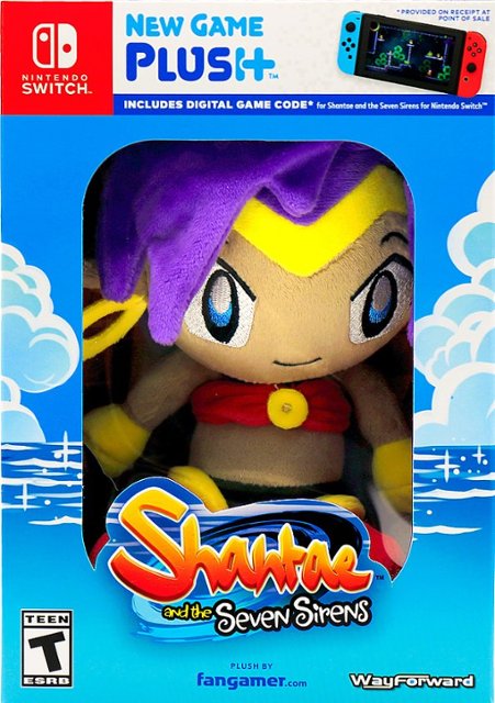 Shantae and the Seven Sirens New Game Plush (Nintendo Switch)