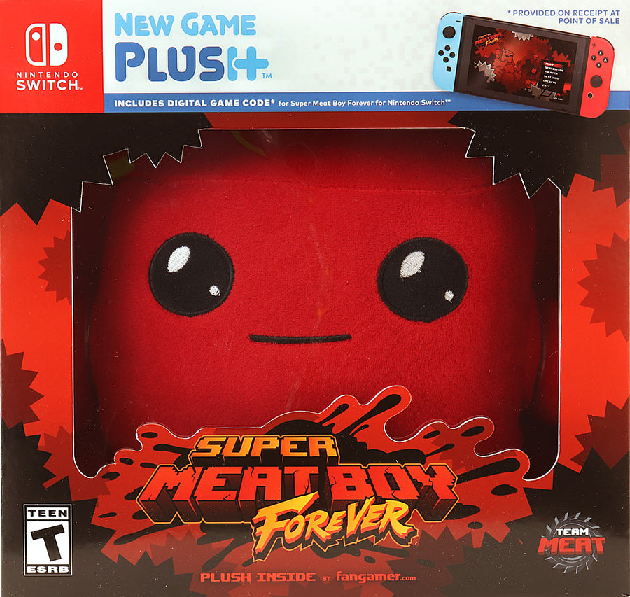 New Game Plush Super Meat Boy Forever Game Plush Toy Nintendo Switch