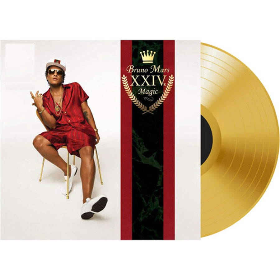 Bruno Mars - 24k Gold Exclusive Limited Gold Vinyl LP Record