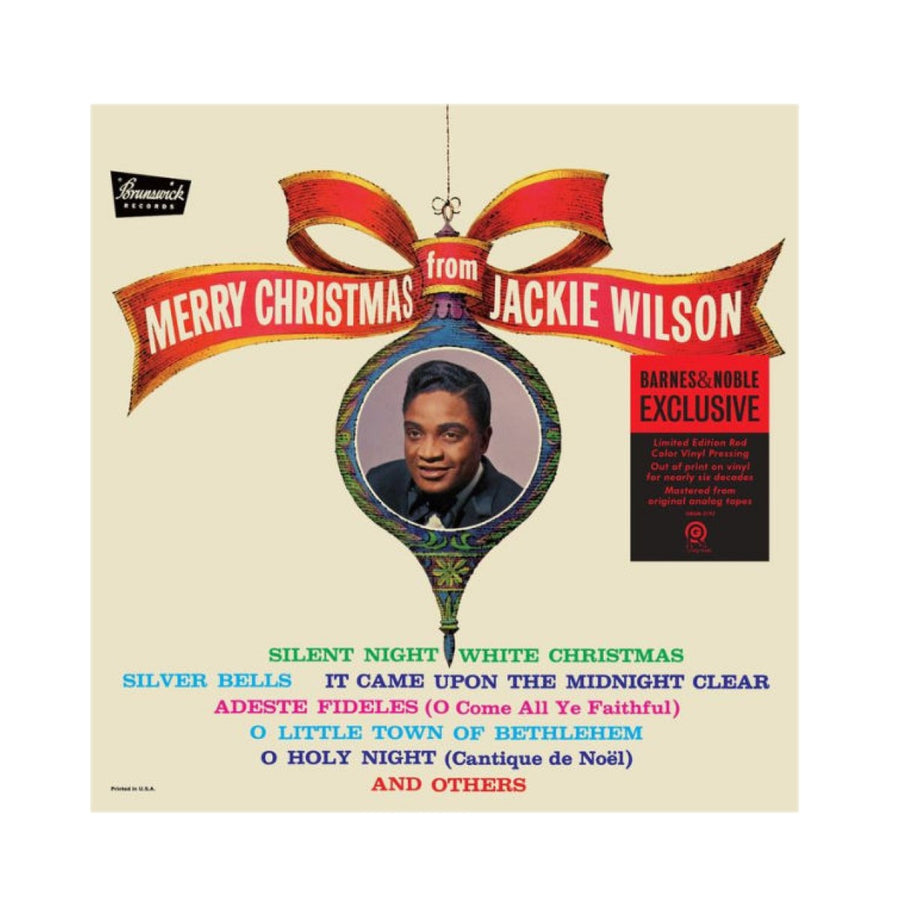 Jackie Wilson - Merry Christmas From Jackie Wilson Exclusive Limited Edition Red Vinyl LP_Record 