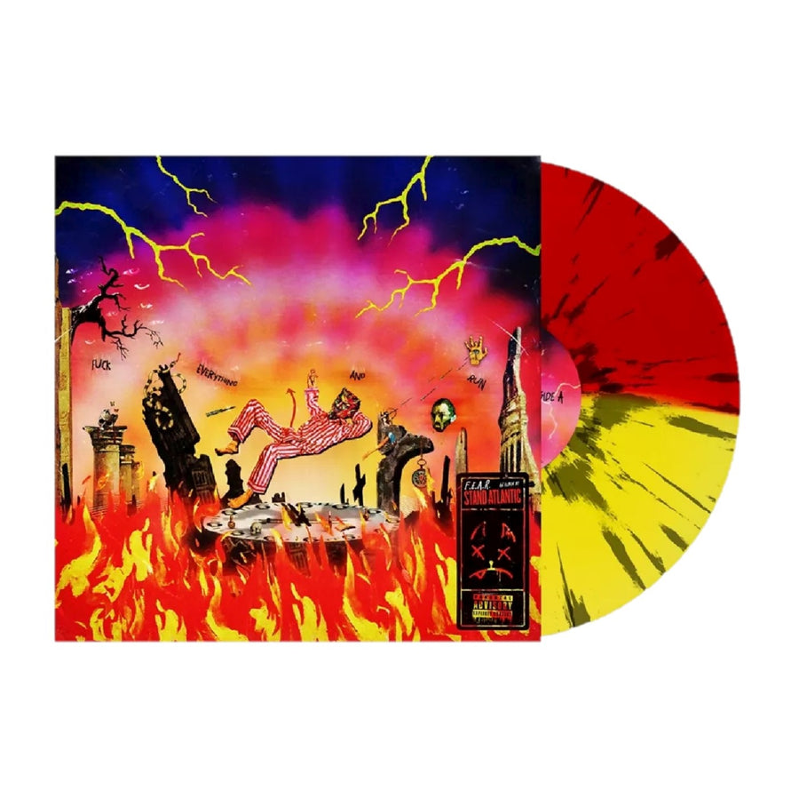 Stand Atlantic - F.E.A.R. Exclusive Yellow & Red Split With Black Splatters Vinyl LP Limited Edition