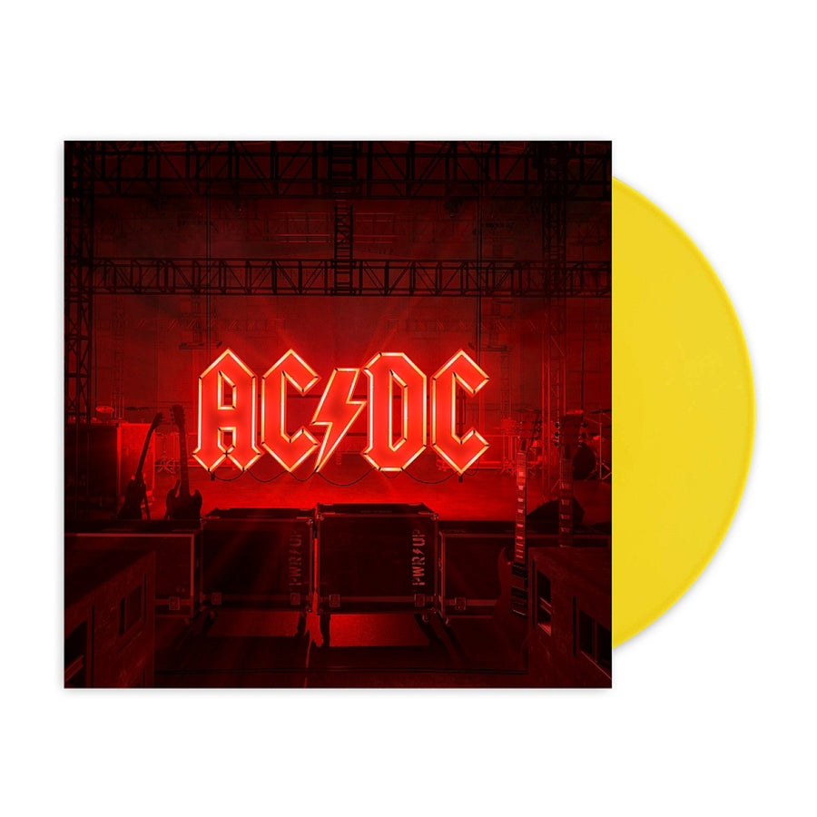 AC/DC  - Power Up Exclusive Transparent Yellow Vinyl Color LP Record