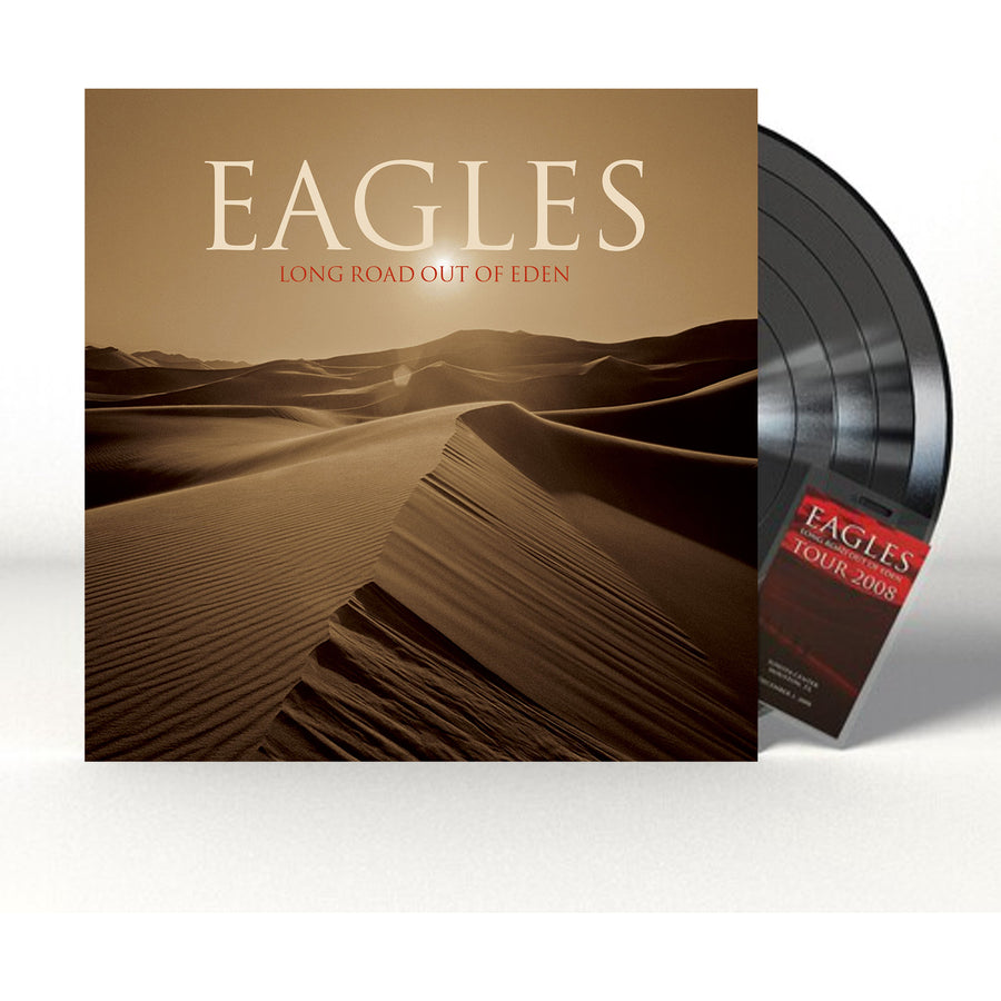 The Eagles - Long Road Out Of Eden Exclusive Black Vinyl LP with Collectible Backstage Pass Limited Edition