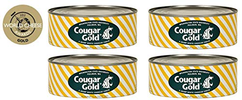 WSU Creamery Wazzu Cougar Gold Sharp White Cheddar Cheese (30oz Can)