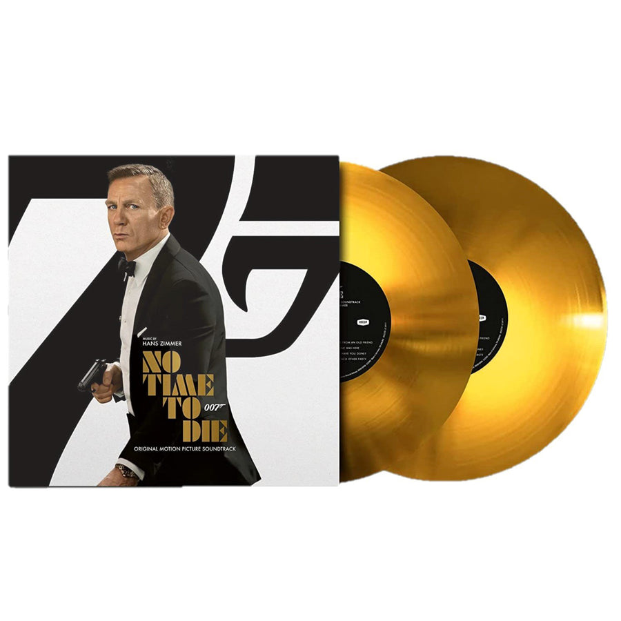 Hans Zimmer - No Time To Die Exclusive Limited Edition Gold Color Vinyl 2x LP Record