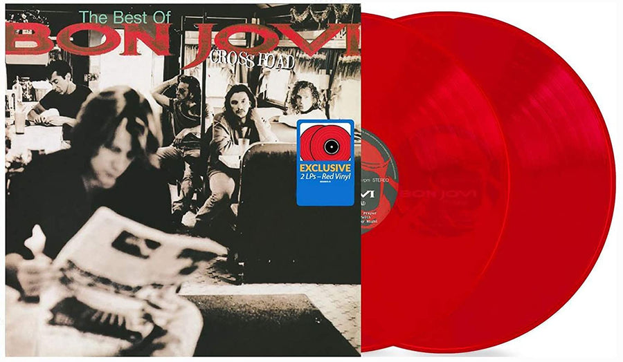 Bon Jovi - Cross Road Exclusive Limited Edition Translucent Red Colored 2x Vinyl LP