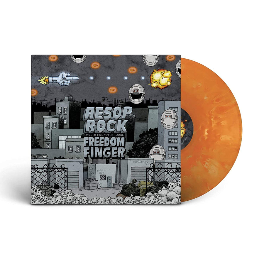 Aesop Rock Music From The Game Freedom Finger Exclusive Limited Edition Orange Cloud Vinyl LP