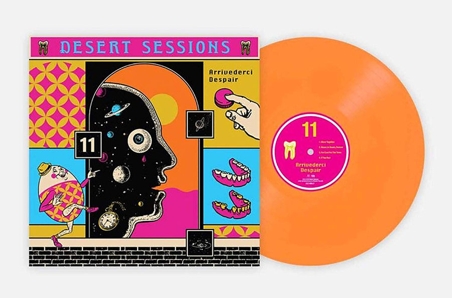 Desert Sessions Vol. 11 & 12 - Exclusive Club Edition Numbered Orange Colored Vinyl LP #/1000