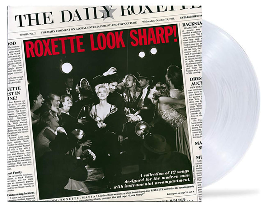Roxette - Look Sharp! Exclusive Limited Edition Clear Colored Vinyl LP [LP_record]