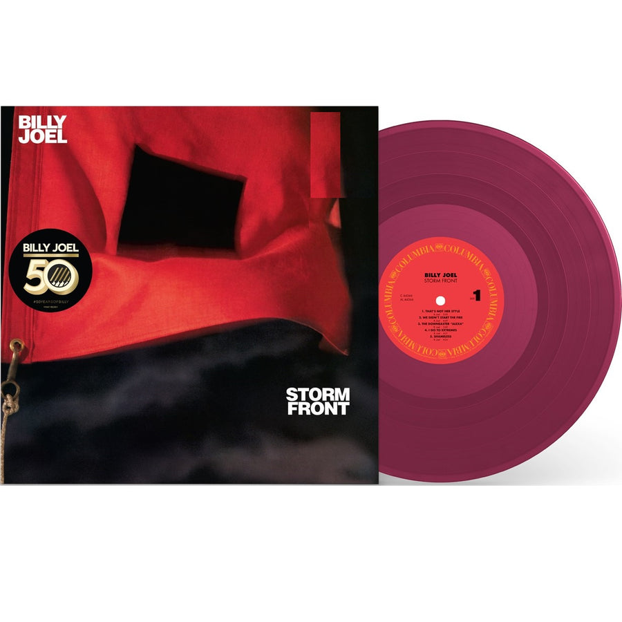 Billy Joel - Storm Front Exclusive Limited Edition Red Color Vinyl LP Record