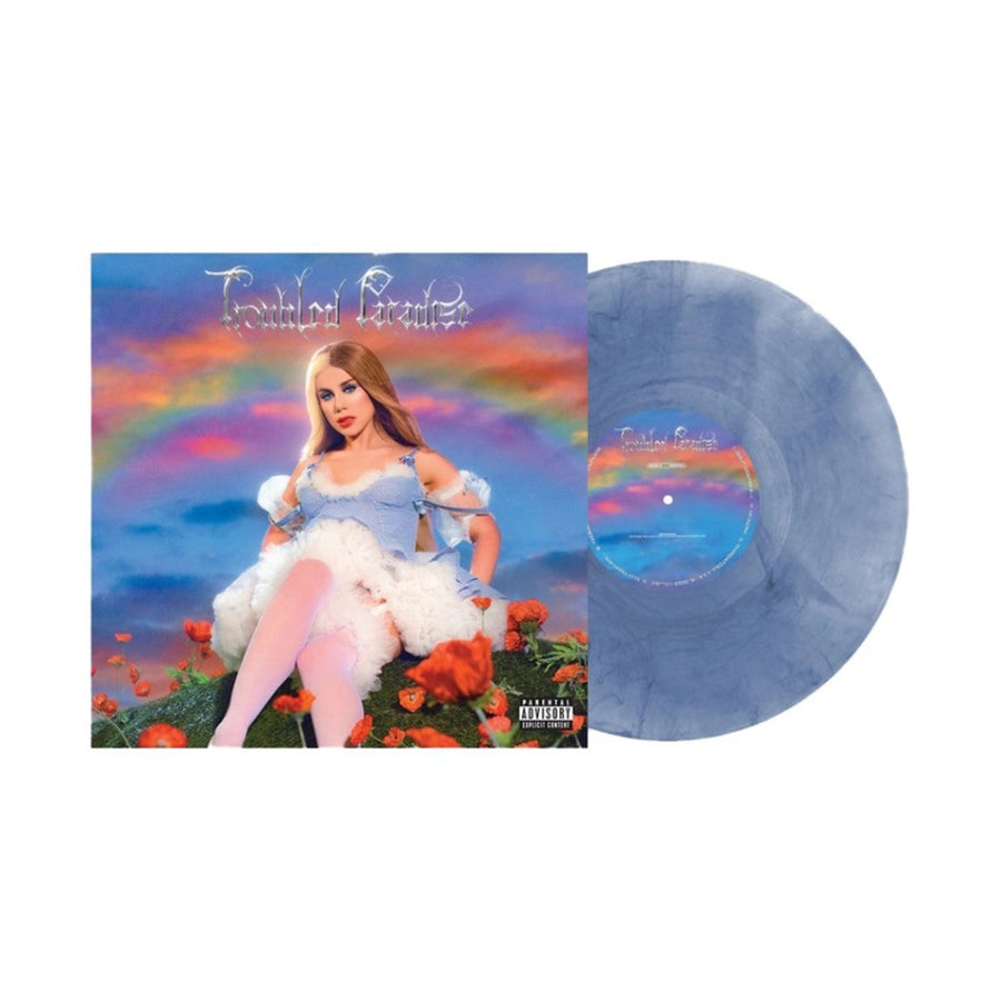 Slayyyter - Troubled Paradise Exclusive Limited Edition Iridescent Blue Colored Vinyl LP Record