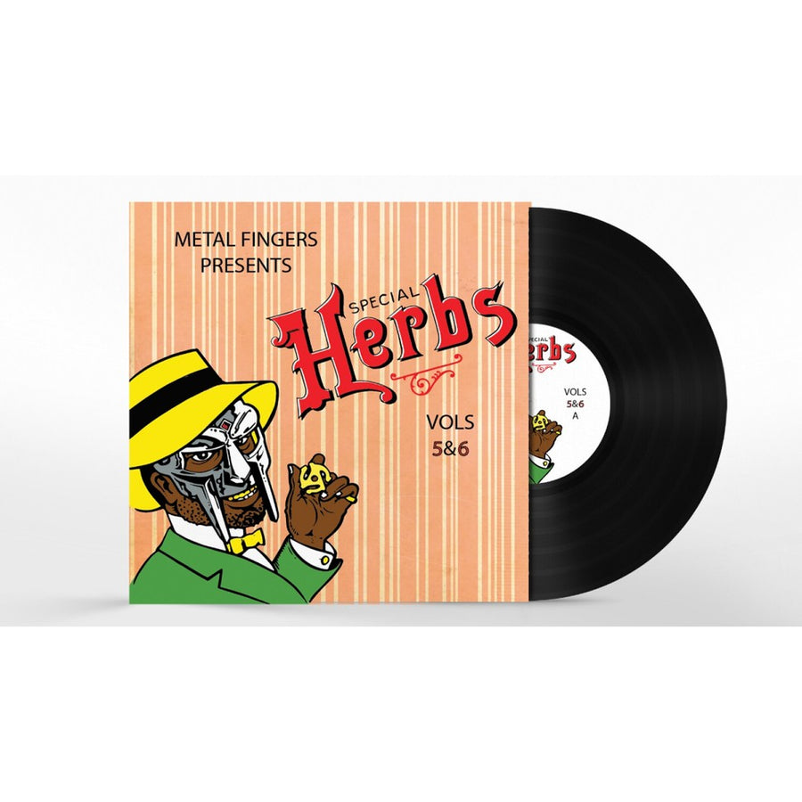 MF Doom - Special Herbs Volume 5 & 6 Limited Edition Black 2x LP Vinyl Record VG+