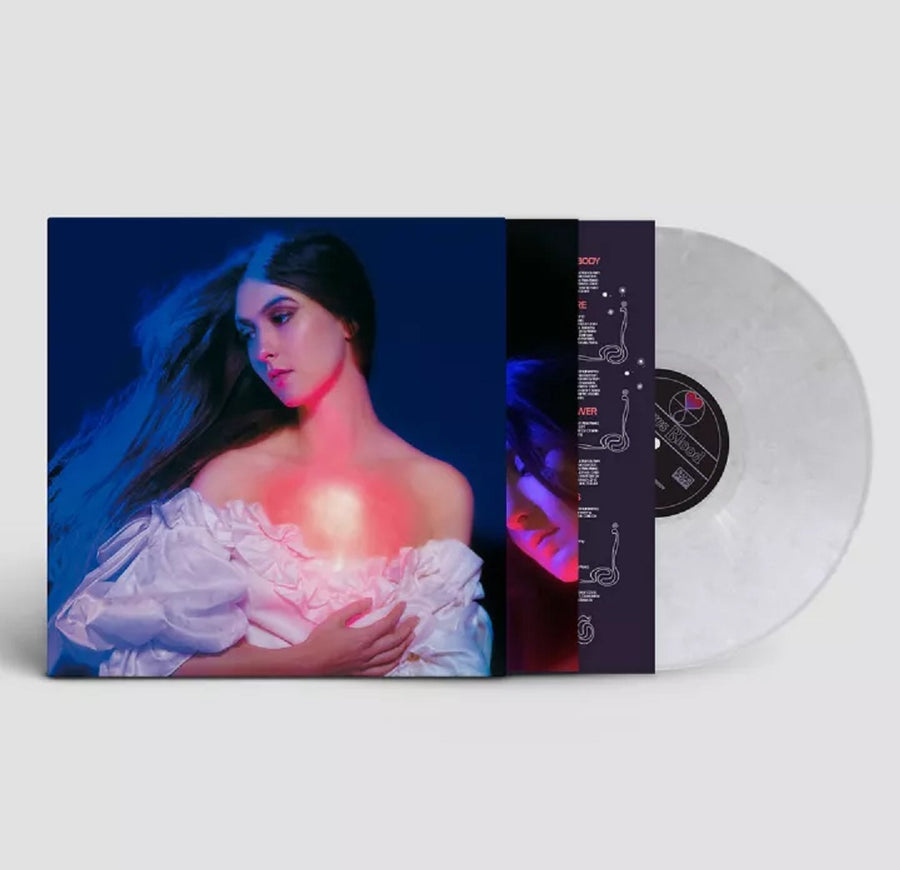 Weyes Blood - And In The Darkness Hearts Aglow Exclusive White Silver Color Vinyl LP Record