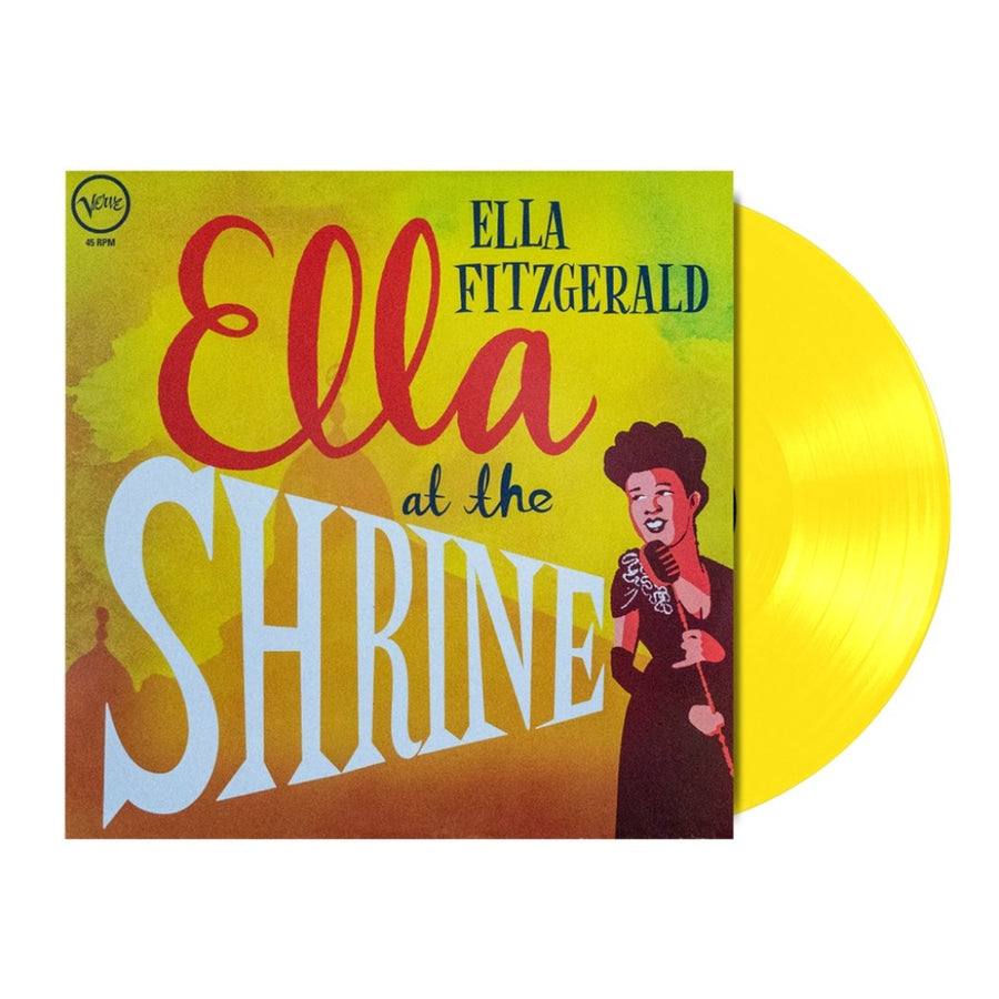 Ella Fitzgerald - Ella At The Shrine Limited Edition Yellow Transparent LP Vinyl Album Records. Limited Edition to 3000 copies
