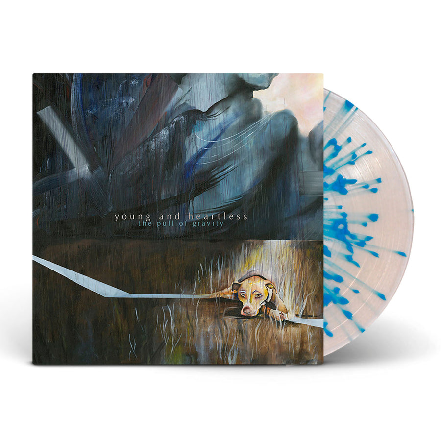 Young And Heartless - The Pull Of Gravity Exclusive Limited Edition Clear/Blue Splatter Color Vinyl LP