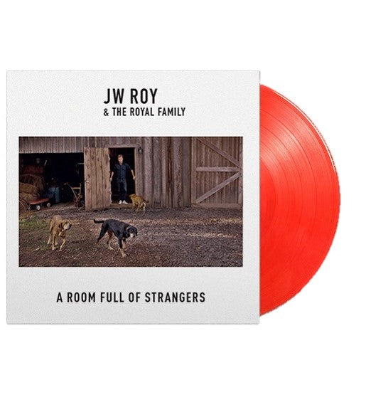 JW Roy - Room Full Of Strangers Exclusive Red Colored Vinyl LP_Record
