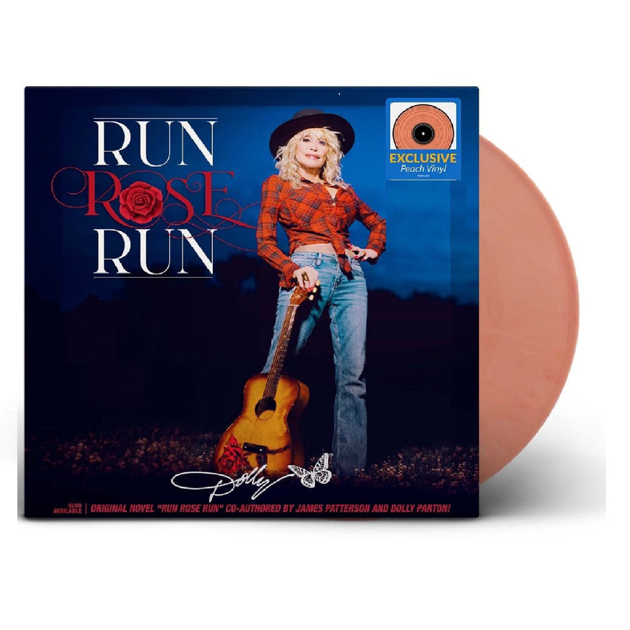 Dolly Parton - Run Rose Run Exclusive Limited Edition Peach Vinyl LP Record