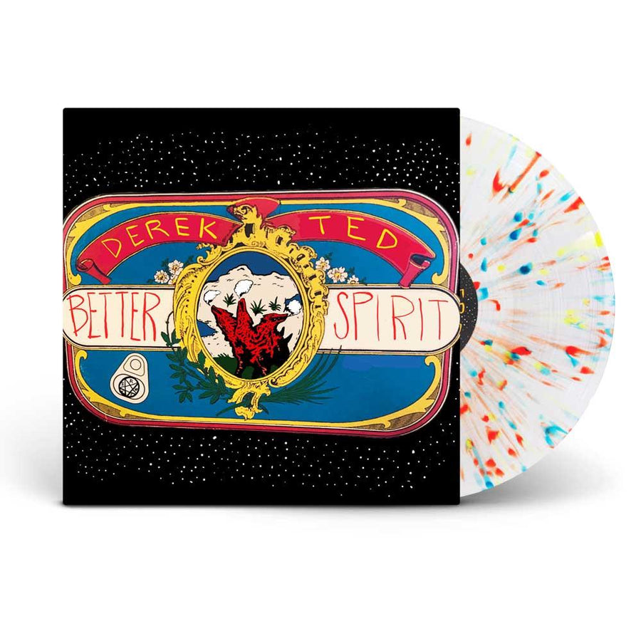 Derek Ted ‎- Better Spirit Limited Edition Clear With Blood Red, Highlighter Yellow & Sea Blue Splatter Vinyl [LP_Record]